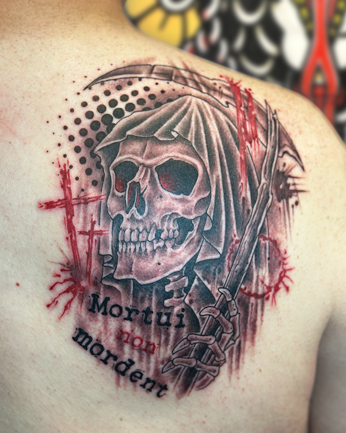 Skull Tattoo Designs - Joel Wright Art